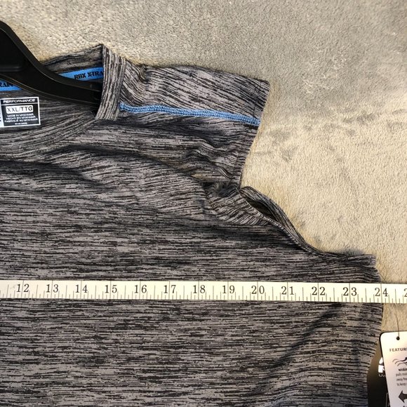 RBX X-Train X-Dri Men's XXL Performance Tank Top Muscle Shirt CRM337BLB Wicking - Picture 10 of 13